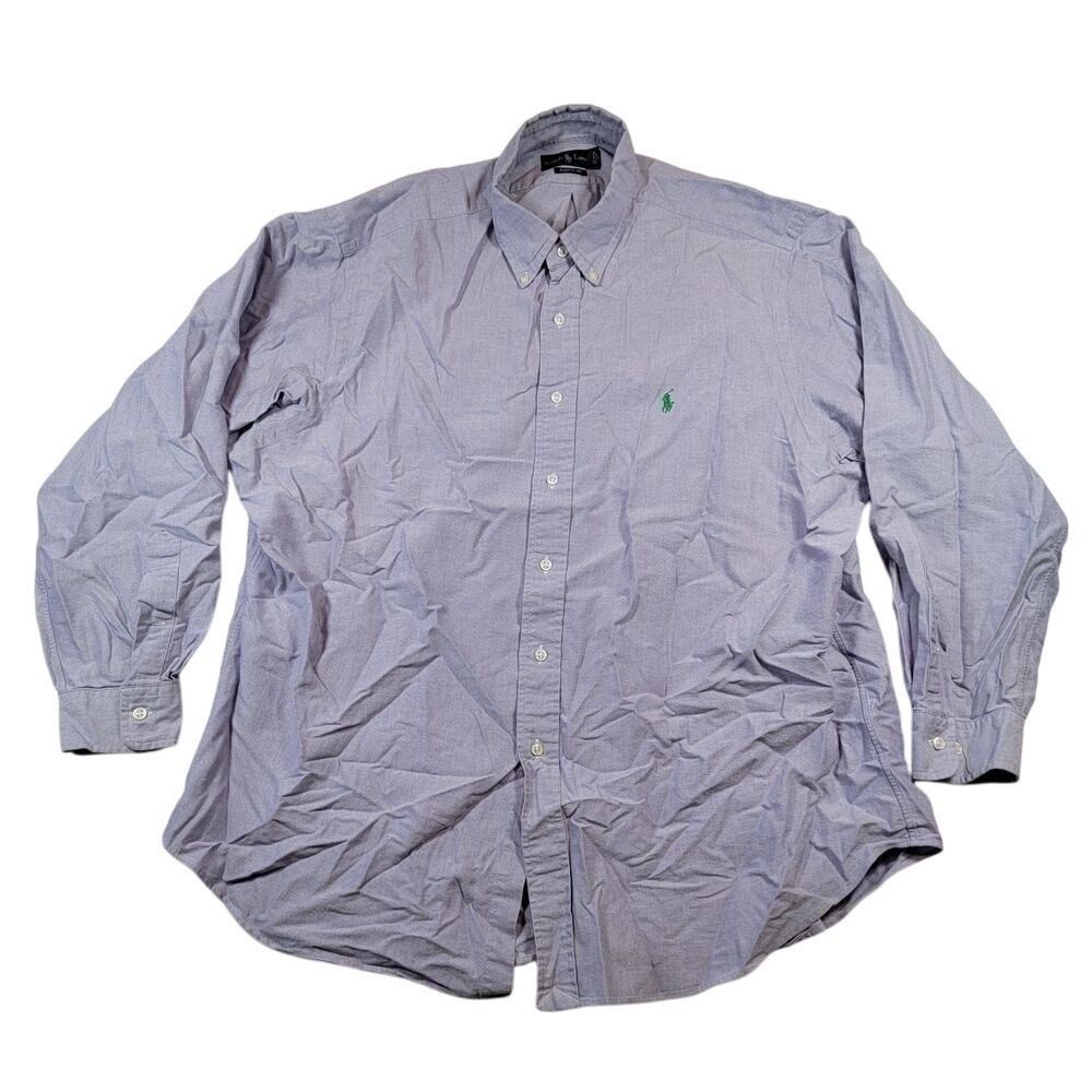 Ralph Lauren Men's Oxford Shirt Sz 17.5in 34/35 Classic Fit Cotton Button Down